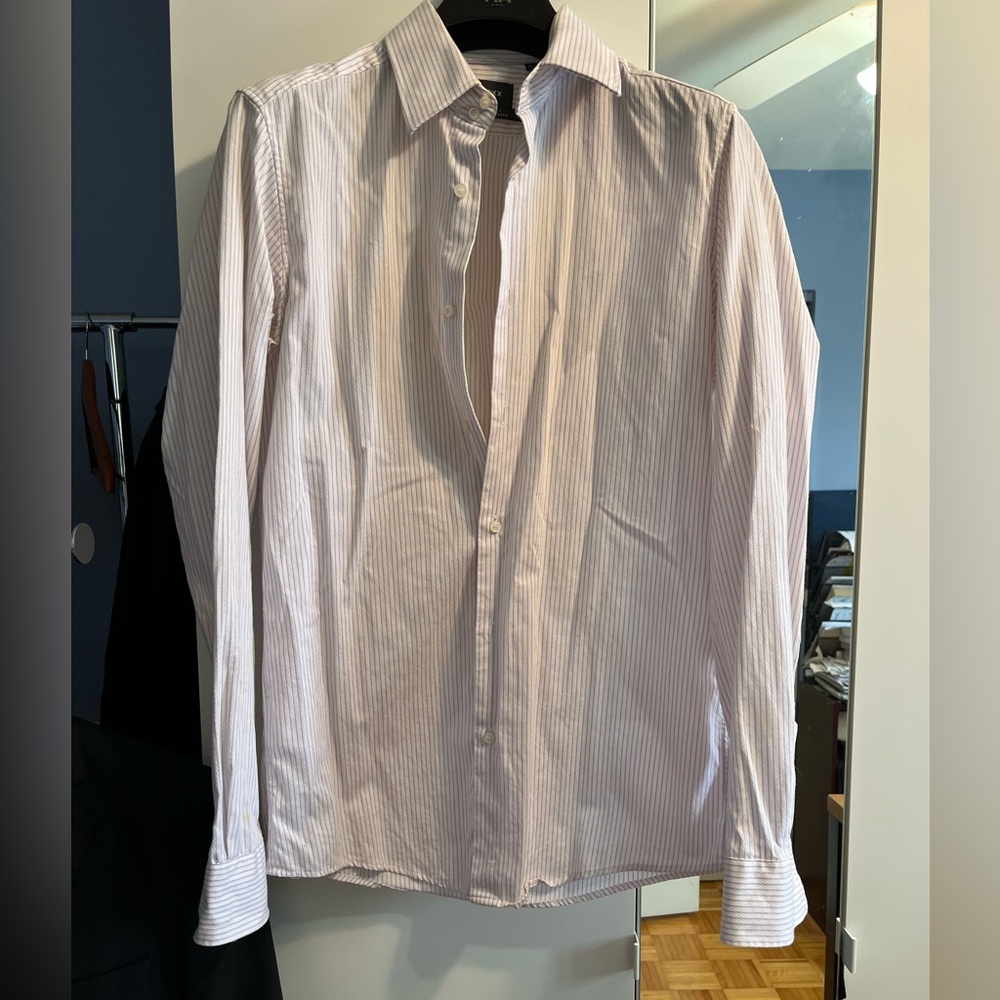 Mexx Light Pink Striped Dress Shirt